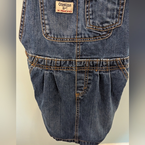 Denim OshKosh overalls/skirtalls - Picture 3 of 9